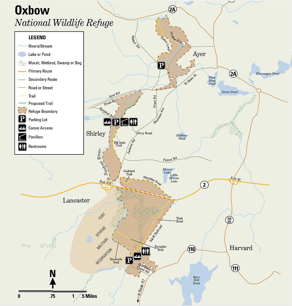 Oxbow Trail Map