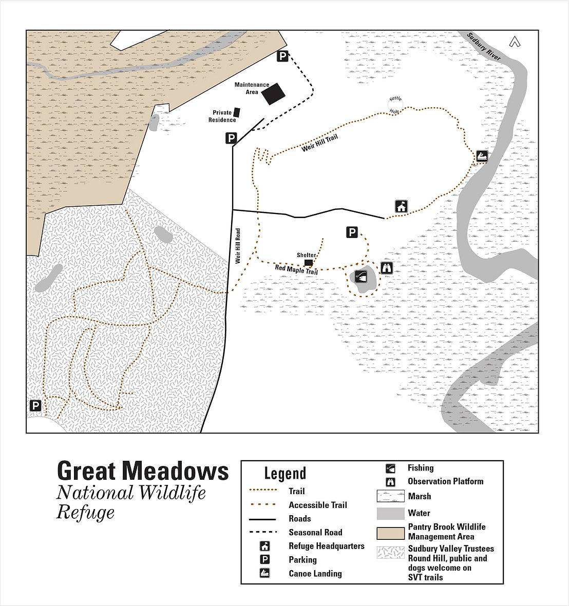 Sudbury Unit Trail Map